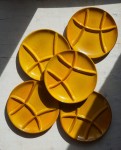 Kabaret talerz dzielony ceramiczny vintage