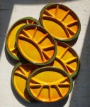 Talerz kabaret talerz dzielony ceramiczny  vintage 