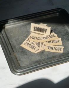 Taca metalowa vintage