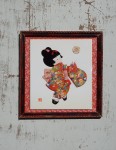Obrazek Japonka dziewczynka hand made  