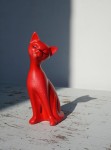 Kot skarbonka figurka vintage