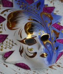 Maska ceramiczna dekoracja vintage