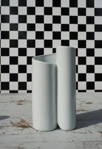 Wazon biały porcelanowy Bareuther vintage