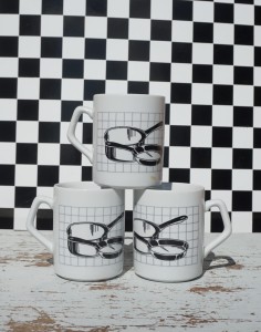 Kubek graficzny vintage