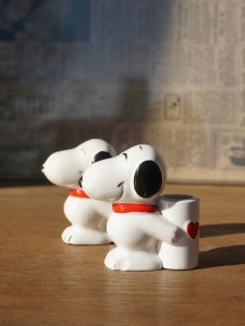 Snoopy figurka świecznik vinatge