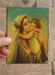 Maryja Madonna obrazek vintage