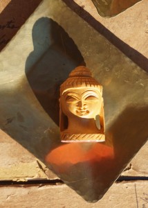 Główka Budda miniaturka vintage