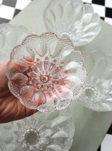 Miseczka świecznik Medea Lausitzer Glas vintage 