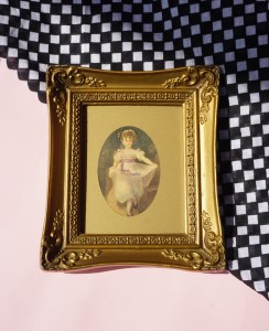 Obrazek wydruk Miss Muray Lawrence vintage