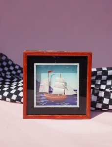 Obrazek miniatura diorama statek vintage