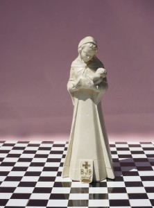Figurka Maryja Maryjka Madonna z Dzieciątkiem vintage