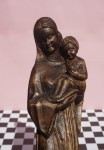 Maryja z Dzieciątkiem rzeźba figura drewniana vintage