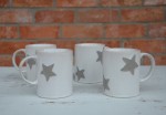 Kubek ceramiczny w gwiazdy 