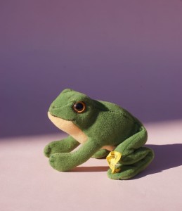 Żaba zabawka Steiff vintage