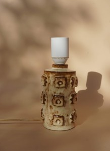 Lampka lampa ceramika artystyczna vintage