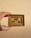 Obraz malowany na szkle miniatura ptaki wróble