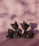 Sarna sarenka bambi figurka 2 szt.