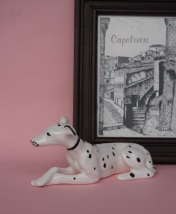 Dalmatyńczyk figurka porcelanowa vintage