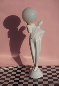 Lampa lampka kelner  80s vintage