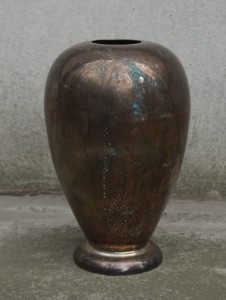 Wazon metalowy większy Gunther Lambert Collection vintage