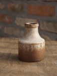 Wazonik wazon ceramiczny fat lava brąz vintage