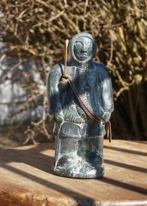 Eskimos figurka  kamień mydlany vintage