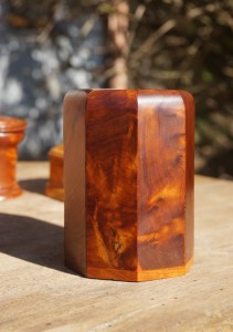 Naczynie drewniane organizer vintage