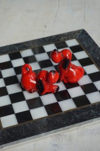 Pies piesek figurka miniaturka 2  szt. vintage