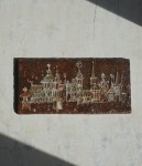 Plakieta artystyczna Praga dekoracja ścienna vintage 