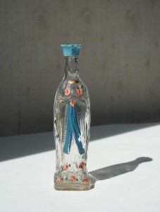 Buteleczka pamiątka z Lourdes vintage