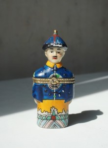 Puzderko żołnierz mandaryn vintage