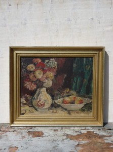 Obraz martwa natura kwiaty vintage