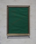 Ramka ażurowa metalowa odcień złota vintage