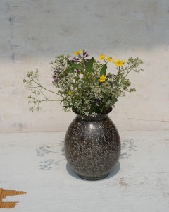 Wazon ceramiczny organiczne szkliwienie vintage