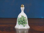 Kolekcjonerski porcelanowy dzwonek Danbury Mint listopad bluszcz  pory roku vintage