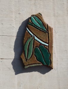 Kafel ceramiczny wzór florystyczny vintage