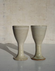 Ceramiczny kielich zestaw 2 szt. vintage