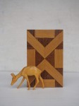 Sarenka sarna figurka drewniana vintage