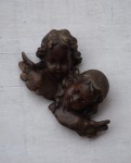 Aniołek cherubin wosk vintage