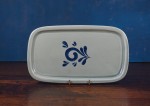 Patera ceramiczna kamionka glazura szara vintage