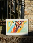 Plakat druk Composition IX Wasilij Kandinsky vintage