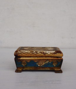 Szkatułka drewniana florencka vintage
