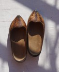 Chodaki drewniaki orientalne para vintage