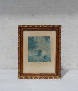 Paul Chabas Les Sirenes Syreny grafika vintage