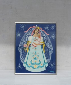 Madonna z Dzieciątkiem vintage