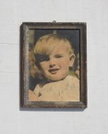 Stara fotografia portret chłopca zdjęcie vintage