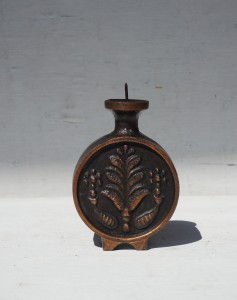 Świecznik metalowy vintage