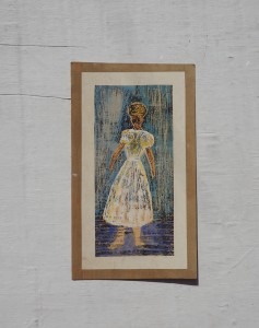 Grafika obraz kobieta vintage