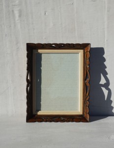 Rama ramka drewniana rzeźbiona vintage