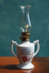Lampka oliwna  napis atrapa vintage